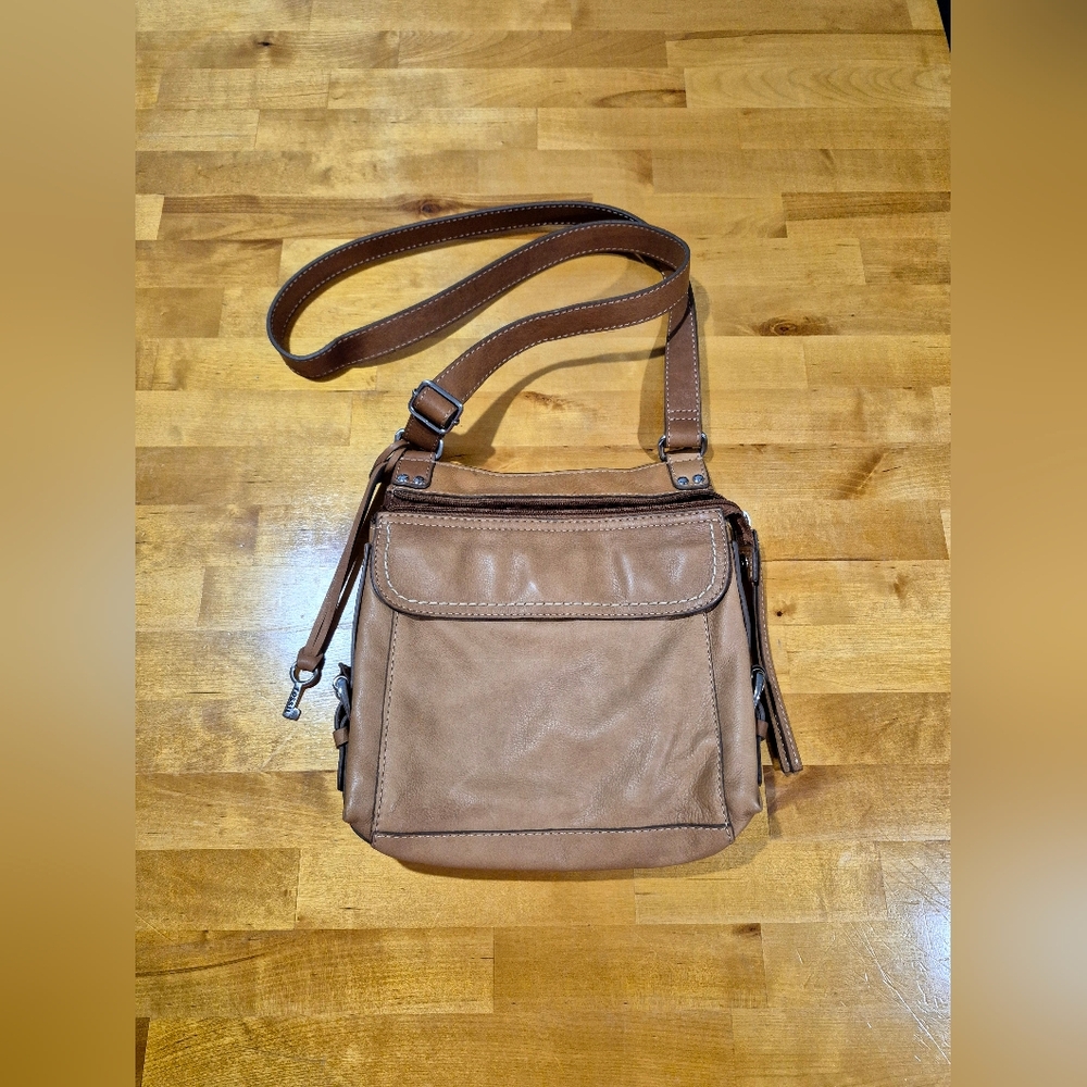 NWOT Fossil Women's Vintage Brown Leather Crossbody Bag